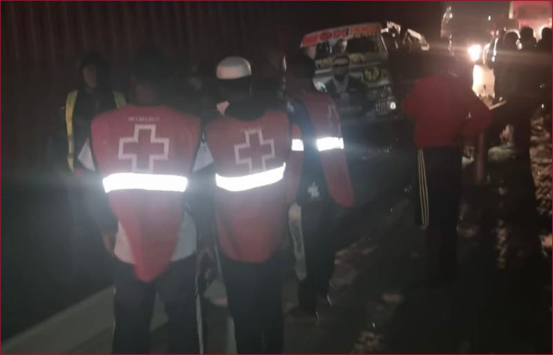 A trailer collided with a matatu in Mombasa.